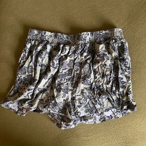 Flowy Green Summer Shorts